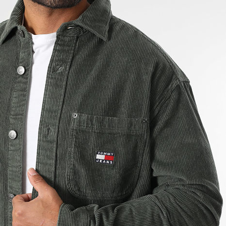 Tommy Jeans - Surchemise Côtelée Washed Cord 2016 Vert