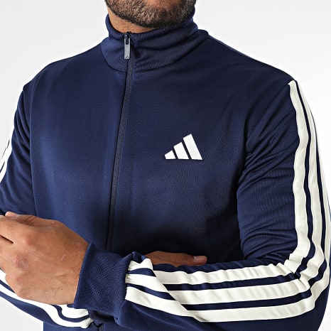 Adidas Sportswear - Ensemble De Survetement A Bandes 3 Stripes KB7656 Bleu Marine