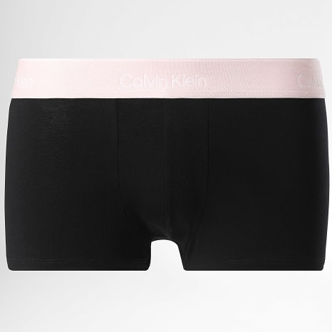 Calvin Klein - Pack De 5 Boxers Bajos LV00NB4390 Negro Burdeos Azul Claro Verde Rosa