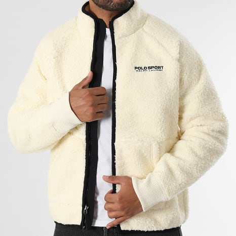 Polo Sport Ralph Lauren - Veste Polaire Zippée Logo Sport Beige
