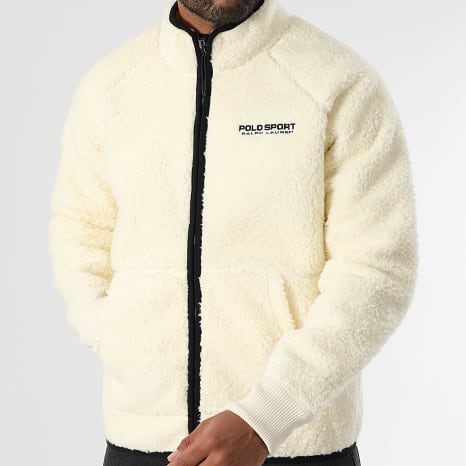 Polo Sport Ralph Lauren - Veste Polaire Zippée Logo Sport Beige