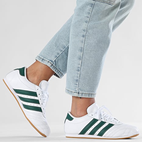 Adidas Originals - Mujer Taekwondo Encaje W JP8145 Calzado Blanco Core Verde Goma 3 Zapatillas