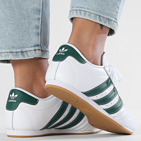 Adidas Originals - Mujer Taekwondo Encaje W JP8145 Calzado Blanco Core Verde Goma 3 Zapatillas