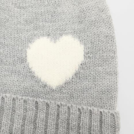 Deeluxe - Gorro Lola para mujer 05V9202W Gris jaspeado claro