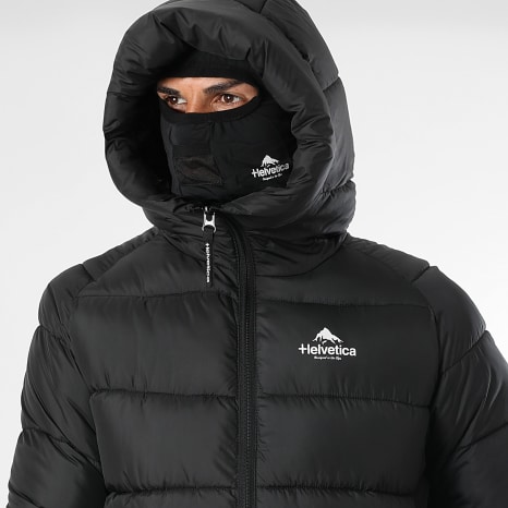Helvetica - Doudoune Capuche Sniper Noir