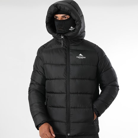 Helvetica - Doudoune Capuche Sniper Noir