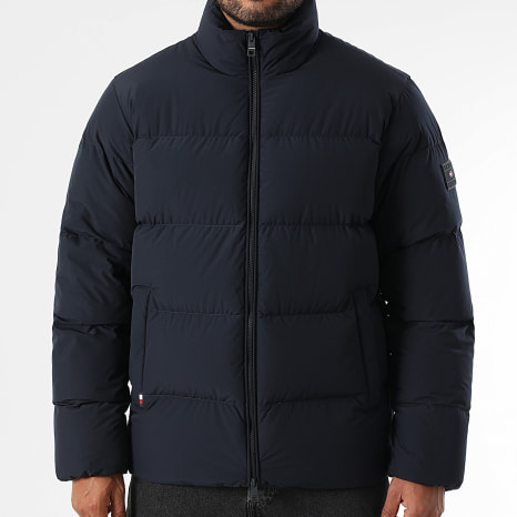 Tommy Hilfiger - Doudoune Zippée Down Stand Puffer 0615 Bleu Marine