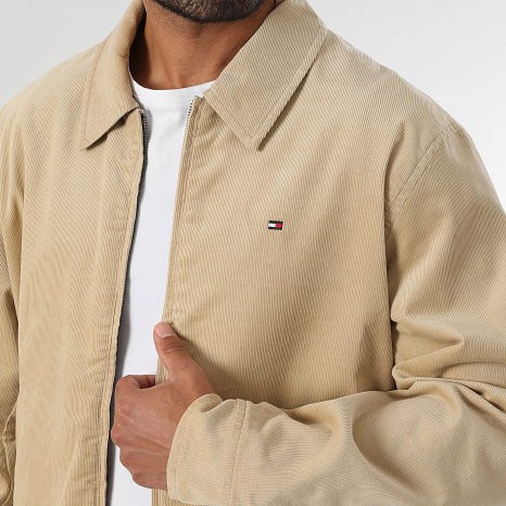 Tommy Hilfiger - Veste Réversible Zippée Ivy 0620 Beige Vert Kaki Clair