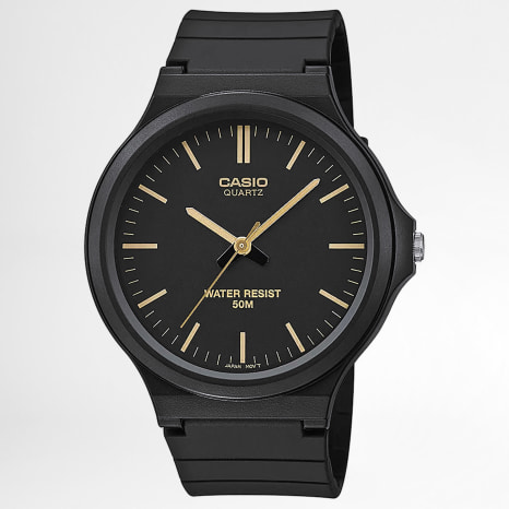 Casio - Coleção de relógios MW-240-1E2VEF Preto dourado
