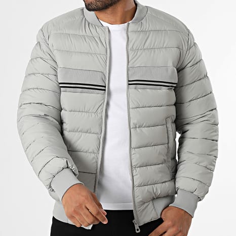 Kymaxx - Plumífero Zippée Gris Claro