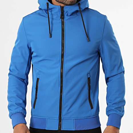 Kymaxx - Jass Capuchon Met Rits Koninklijk Blauw Kymaxx - Jass Capuchon Met Rits Koninklijk Blauw