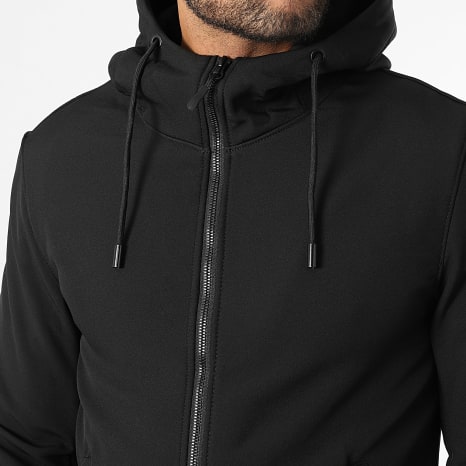 Kymaxx - Veste Capuche Zippée Noir