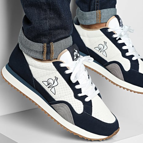 Le Coq Sportif - Jet Star 2 Zapatillas 2520769 Óptico Blanco Vestido Azul