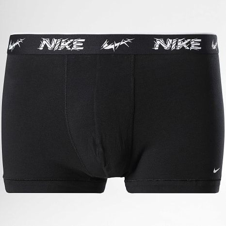 Nike - Lot De 3 Boxers Everyday Cotton Stretch KE1008 Noir Bleu Roi Vert