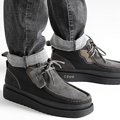 Clarks - Wallabee FTR Gore-Tex Black Combi shoes - Ryses