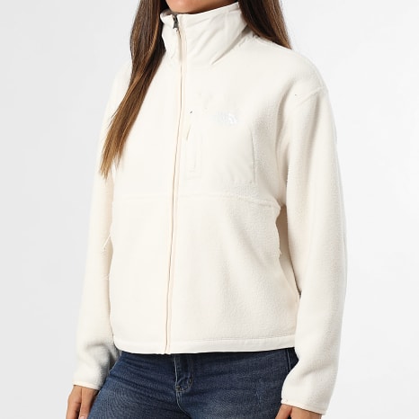The North Face - Veste Polaire Zippée Relaxed Fit Femme Yumiori A8EUZ Beige Clair