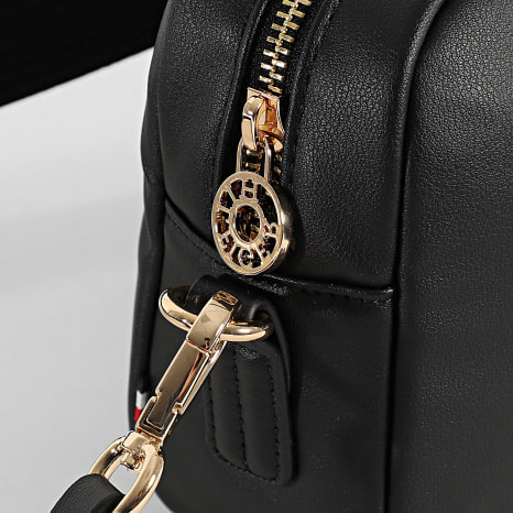 Tommy Hilfiger - Bolso de mujer Popette 7702 Negro Oro