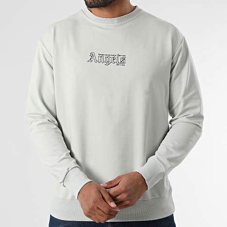 Fins de Séries - Sudadera cuello redondo 132 Gris claro