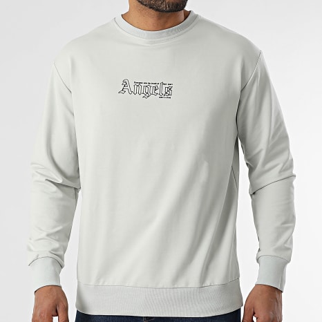 Fins de Séries - Sudadera cuello redondo 132 Gris claro