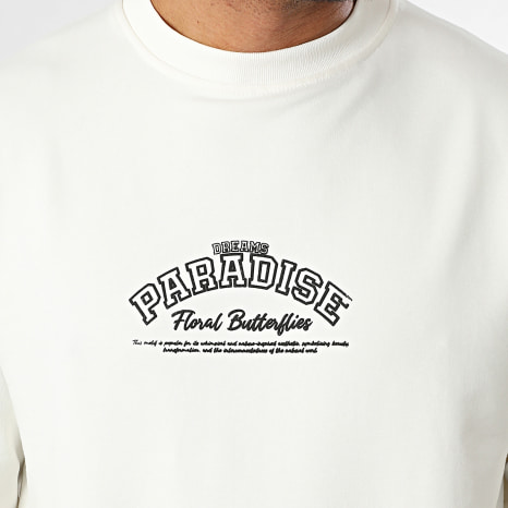Fins de Séries - Sudadera cuello redondo 095 Beige claro