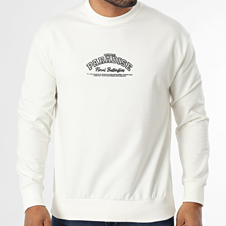 Fins de Séries - Sudadera cuello redondo 095 Beige claro