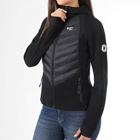 Comme Des Loups - Veste Capuche Zippée Femme Philadelphia Noir