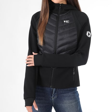 Comme Des Loups - Veste Capuche Zippée Femme Philadelphia Noir