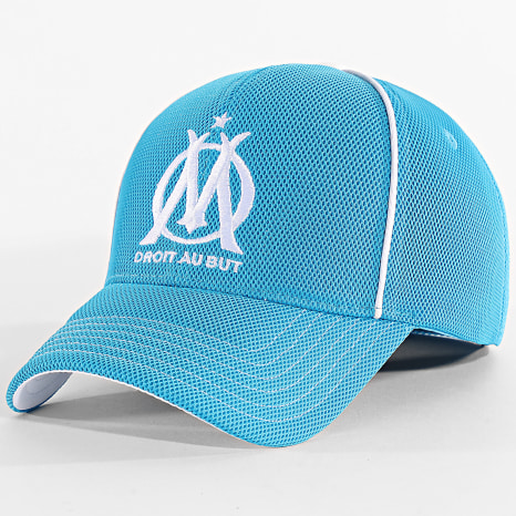 OM - Cappello a rete con logo M25020 Azzurro
