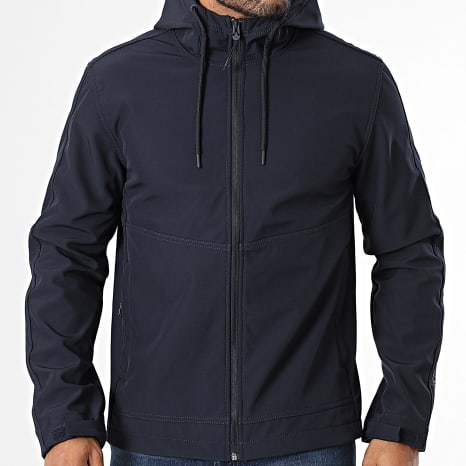 Teddy Smith - Chaqueta con capucha y cremallera Renzo 12017484D Azul marino