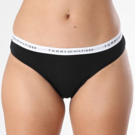 Tommy Hilfiger - Katoenen bikini 5876 Zwart Tommy Hilfiger - Katoenen bikini 5876 Zwart