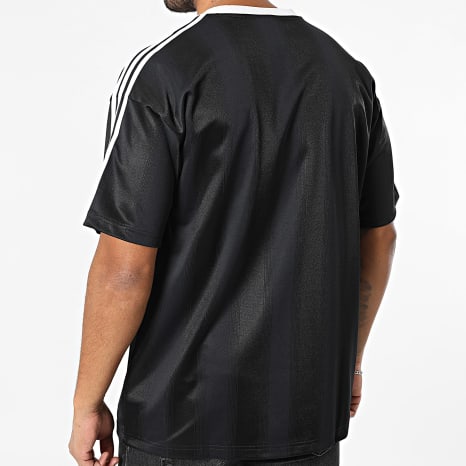Adidas Originals - Tee Shirt A Bandes Jacquard Jersey JW5876 Black