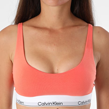 Calvin Klein - Sujetador Bralette Forrado Mujer 8503 Naranja