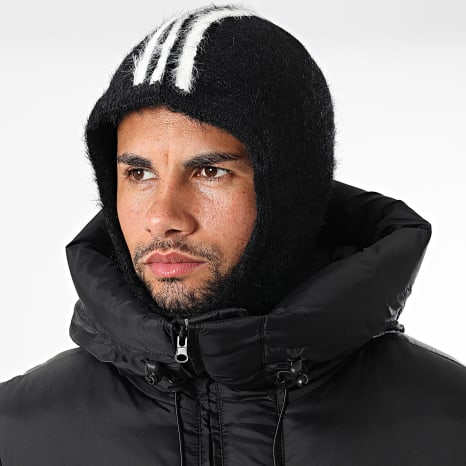 Adidas Originals - Pasamontañas Pasamontañas con banda JW7993 Negro Blanco
