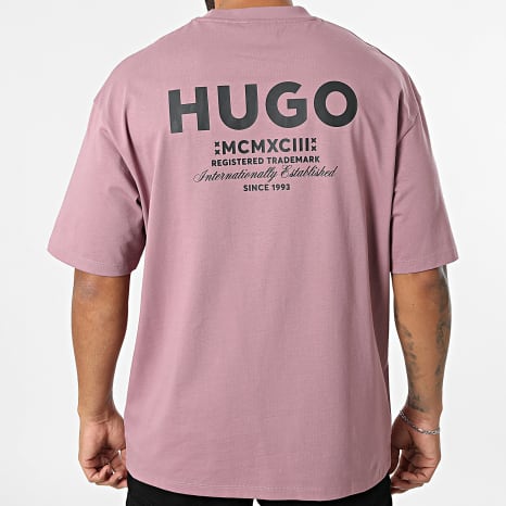 Hugo Azul - Nalono Camiseta oversize 50509776 Morado