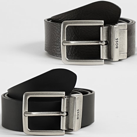 BOSS - Cinturón reversible Omar 50536891 Negro