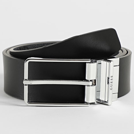 Guess - Cinturón reversible BMAGLO-P5235 Gris antracita Negro