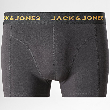 Jack And Jones - Lot De 12 Boxers Bolt Noir Gris Anthracite Bleu Marine
