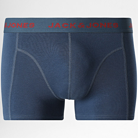 Jack And Jones - Lot De 12 Boxers Bolt Noir Gris Anthracite Bleu Marine