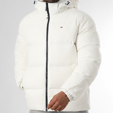 Tommy Jeans - Doudoune Capuche Essential 9786 Blanc