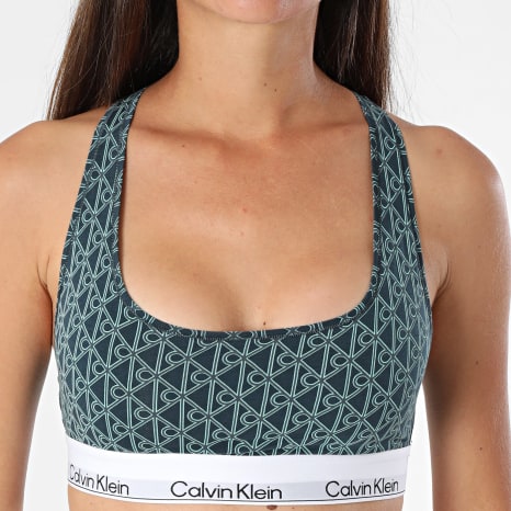 Calvin Klein - Sujetador de mujer QF8493 Azul marino claro