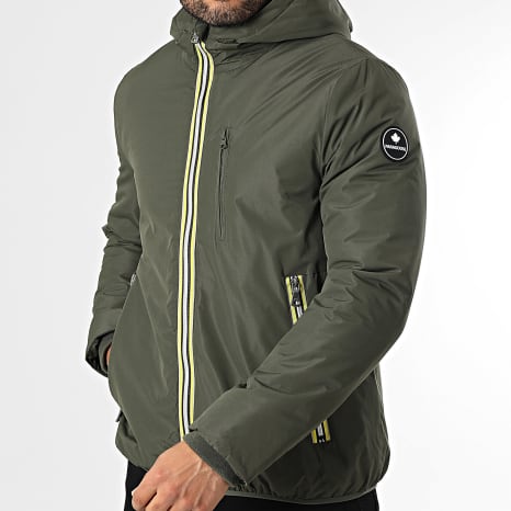 Classic Series - Veste Capuche Zippée Toffee Vert Kaki