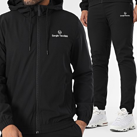 Sergio Tacchini - Ensemble De Survetement Carson Ripstop 41510 41371 Noir