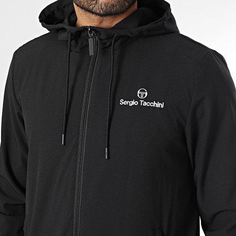 Sergio Tacchini - Ensemble De Survetement Carson Ripstop 41510 41371 Noir