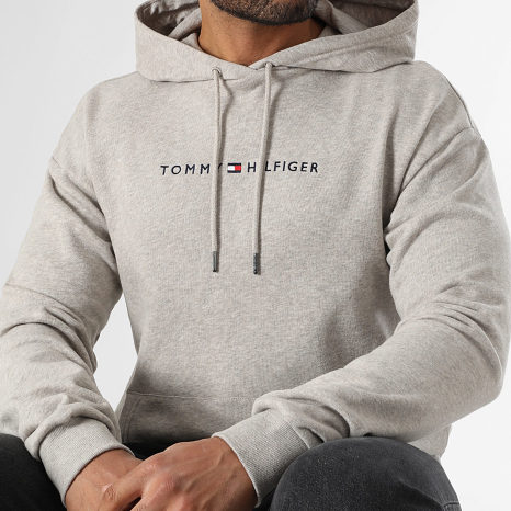 Tommy Hilfiger - Sweat Capuche 3665 Beige Chiné