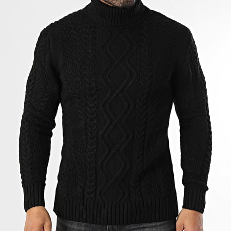 Classic Series - Maglia nera 157 con scollo a rotelle