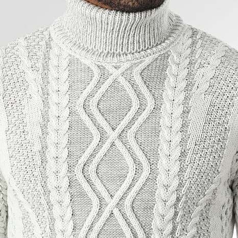 Classic Series - Maglione girocollo grigio Heather 157 Classic Series - Maglione girocollo grigio Heather 157