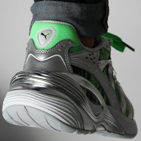 Puma - Sneakers Inverse 403649 Puma Silver Fluro Green x RIPNDIP