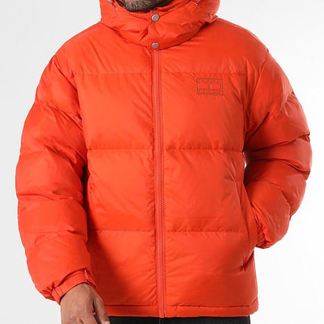 Tommy Jeans - Chaqueta Acolchada Capucha Alaska Down Puffer 2036 Naranja