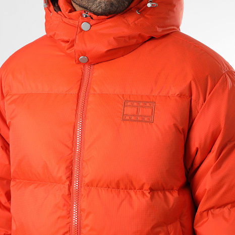 Tommy Jeans - Chaqueta Acolchada Capucha Alaska Down Puffer 2036 Naranja