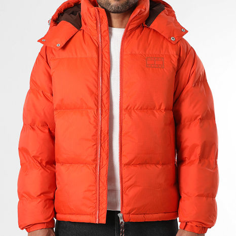 Tommy Jeans - Chaqueta Acolchada Capucha Alaska Down Puffer 2036 Naranja